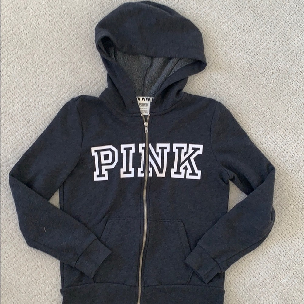 Victoria’s Secret Pink Heather gray sweatshirt